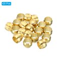 thumbnail image 3 of Uxcell 5/16" 8mm Tube OD Brass Compression Sleeves Ferrules 20 Pcs Brass Ferrule Fittings Compression Fitting Kit, 3 of 6