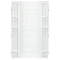 Sterling Ensemble 36" x 72.5" Tile Alcove Shower Back Wall, White, Series 7210