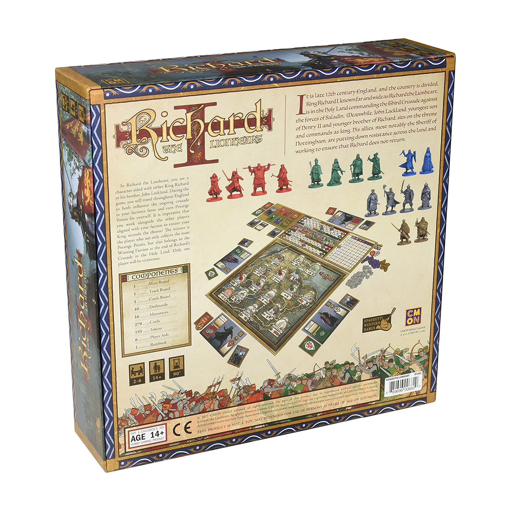 Cmon Richard: the Lionheart Board Game - image 2 of 2