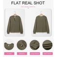 thumbnail image 2 of Blusa Dokotoo Business Outfits Otoño Tops Verde para Mujer, 2 of 8