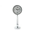 thumbnail image 2 of Present Time Alarm Clock on a Spring Extra Large, Silver Dial, 2 of 2