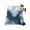 Blue, variant on Navy Blue Marble California King Size Flat Sheet, Wrinkleproof & Fadeproof Cooling Flat Bed Sheet Only, Modern Abstract Ink Painting Breathable Soft Bedding Top Sheets 108 x 98 Inches