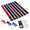 9PCS Blue&Red&Black, variant on 2-pieceic Wrench Organizer Metric & Sae Portable Plastic Holder 24-slot Total Foldable Carrying Handle For Wall-mounted Easy-open