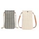 thumbnail image 1 of 2 piezas de bolso bandolera, bolsas de paja colgantes para teléfono móvil, bolso de hombro pequeño, bolso de mano con correa larga, bolso de playa para niñas y mujeres, 20 x 12 cm, 1 of 5