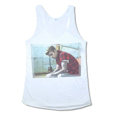 Juniors white tank top discount