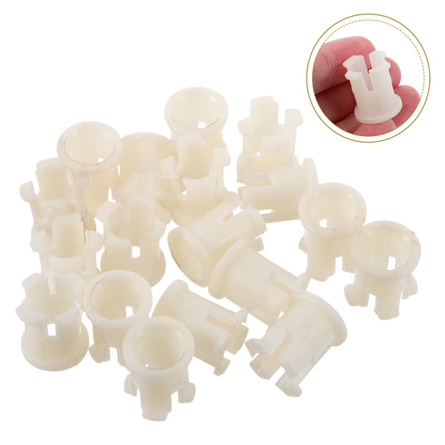 TEHAUX Plastic Caster Socket Inserts 20pcs Small Wheels For Furniture Mounting For Stem Casters And Chair Legs