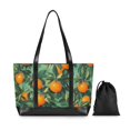 thumbnail image 7 of FORMRS Canvas Laptop Tote Bag for Women with 15.6" Computer Compartments Shoulder Handbag, Orange Tree Pattern, 7 of 7