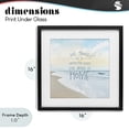 thumbnail image 4 of Stupell Industries Shabby Chic Love Brings Us Home Inspiration Black Framed Print Under Glass, 16 x 16, by Natalie Carpentieri, 4 of 8