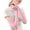 Pink, variant on JIAHONG Women Summer Outdoor Solid Color Sun Block Soft Long Arm Sleeves Fingerless Gloves, Pink