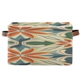 thumbnail image 2 of Abstract Decorative Digital Patterns Square Storage Bins with Handles Collapsible Containing Box 2 Packs, 2 of 9