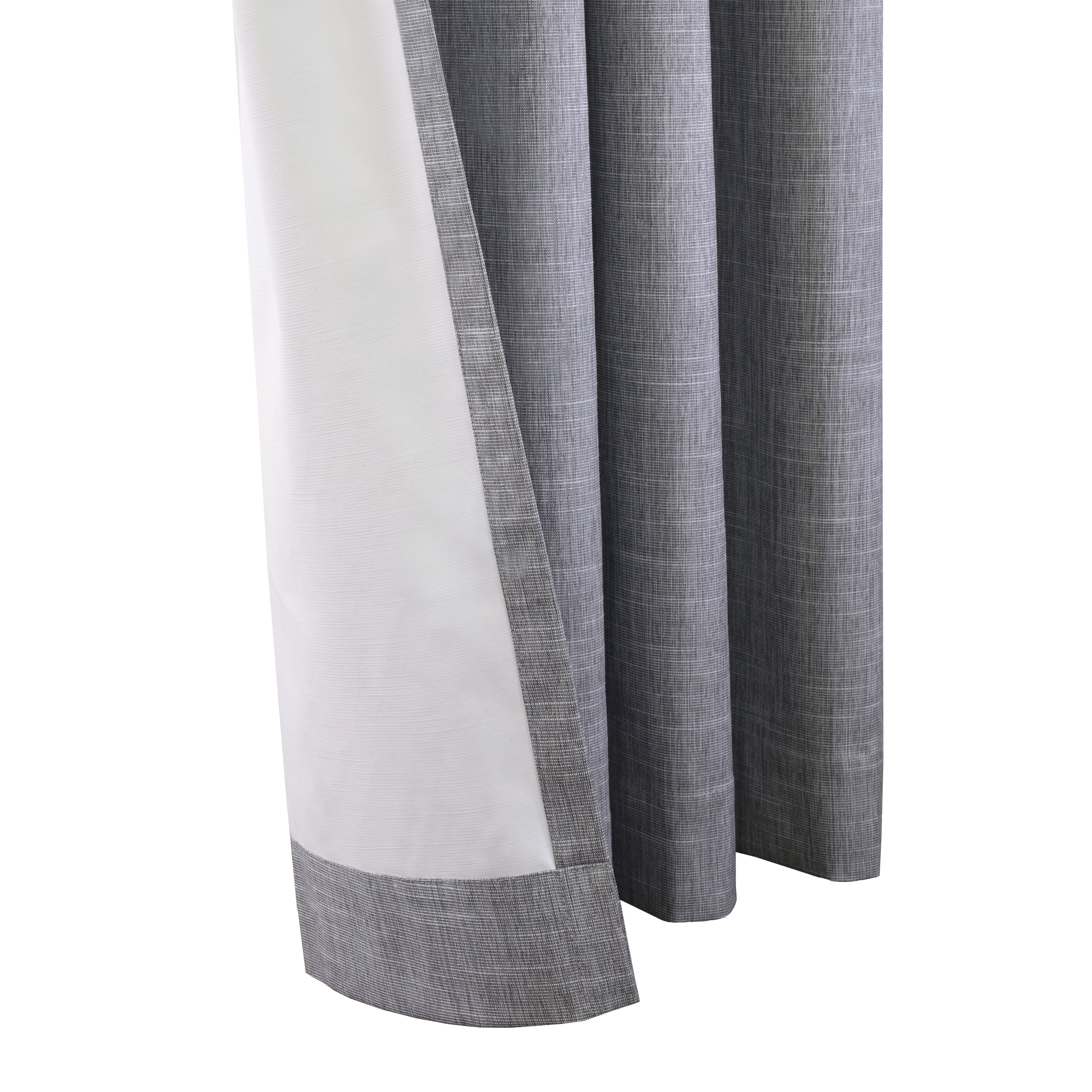 Malcolm Total Blackout Grommet Curtain Panel 52" x 108" in Grey