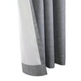 thumbnail image 4 of Malcolm Total Blackout Grommet Curtain Panel 52" x 63" in Grey, 4 of 6
