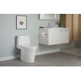 thumbnail image 2 of KOHLER Veil One-Piece Skirted Toilet, Dual Flush, Elongated Bowl, Skirted Trapway, White, Slow Close Seat, Seat Included, K-1381-0, 2 of 4