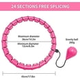 thumbnail image 3 of Detachable and Adjustable Fitness Hula Hoop - Smart Hoola Hoops that won't fall off., 3 of 5