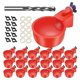 thumbnail image 1 of 16 Pack Automatic Chicken Waterer Cups Poultry Waterers Poultry Water Feeder Chicken Water Cups Wit, 1 of 4