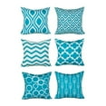 thumbnail image 2 of Juego de 6 fundas de almohada de microfibra, patrón geométrico de flecha en blanco y negro para sala de estar, sofá, sofá, funda de almohada decorativa cuadrada para cama, 45 * 45 cm Adepaton 2034652-2, 2 of 9