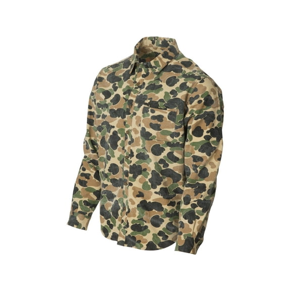 Avery Men's Heritage Chamois Long Sleeve Shirt Old School Camo Medium