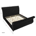 thumbnail image 4 of Roundhill Furniture Evora Platform Bed, 4 of 8