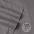 thumbnail image 5 of 8 Piece Embossed Checkered Bed in a Bag Bedding Set, King - Grey, 5 of 5