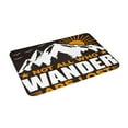 thumbnail image 2 of Daiia Not All Who Wander Are Lost4 Front Door Mat, Heavy Duty Durable Welcome Mat for Outdoor Indoor, Dirt Trapper Waterproof Super Absorbent Door Mat, 16" x 24", 2 of 9