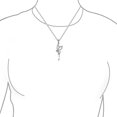thumbnail image 3 of Bling Jewelry Womens Firefly CZ Accent Fairy Tinkerbell Pendant Necklace in Sterling Silver, 3 of 4