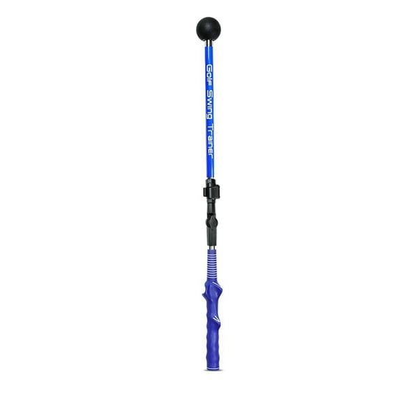Golf Training Aid Multi Adjustable Golf Swing Training Aid Stick Forearm Rotation Swing Posture Corrector Blue
