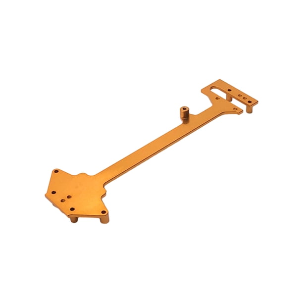 Bandeja de Radio de aleación de aluminio Tholdsy Compatible con RC 1/18 Wltoys A949 Oro