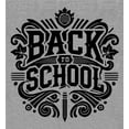 thumbnail image 4 of Back To School Adult Heather Gray Crew Neck Short Sleeve Tee-XL, 4 of 4