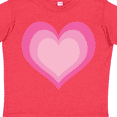thumbnail image 3 of Inktastic Pink Valentine Heart Girls Toddler T-Shirt, 3 of 4