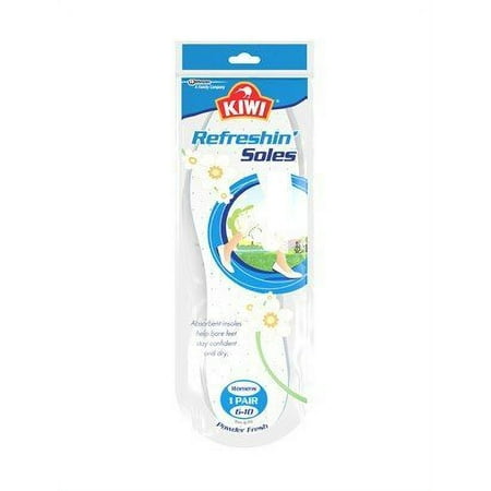 Kiwi Refreshin' Soles Insoles, Womens Size 6-10