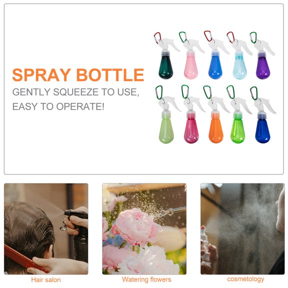 HEMOTON 10 Pcs Decants for Perfumes Spray Bottle Liquid Container Travel 13.8x7cm