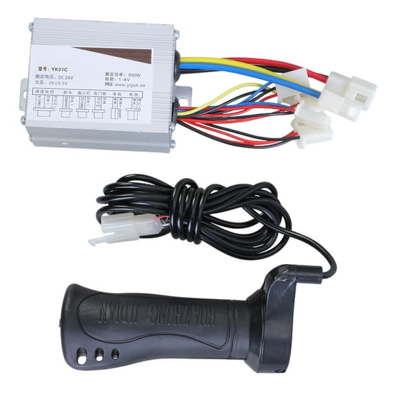 Professional Electric E-bike Controller, 24V, 36V, 48V, 500W, Throttle Control Set for Motor Yk31c Yiyun