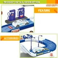 thumbnail image 3 of Police City Track Playset with Garage and Car Wash for Ages 3-5, 3 of 16