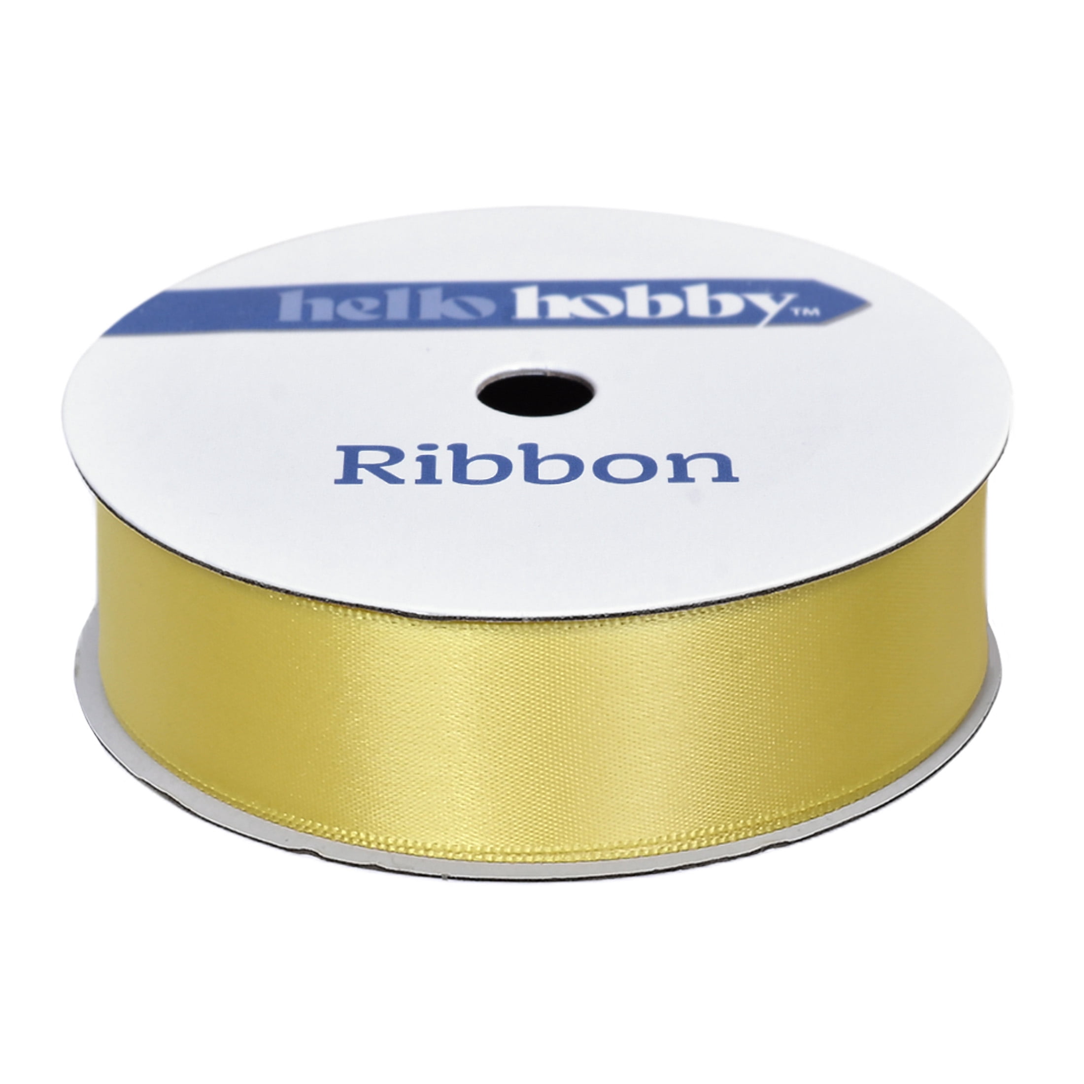 Gwen Studios 7/8" Brite Yellow Satin Ribbon, 6 yards