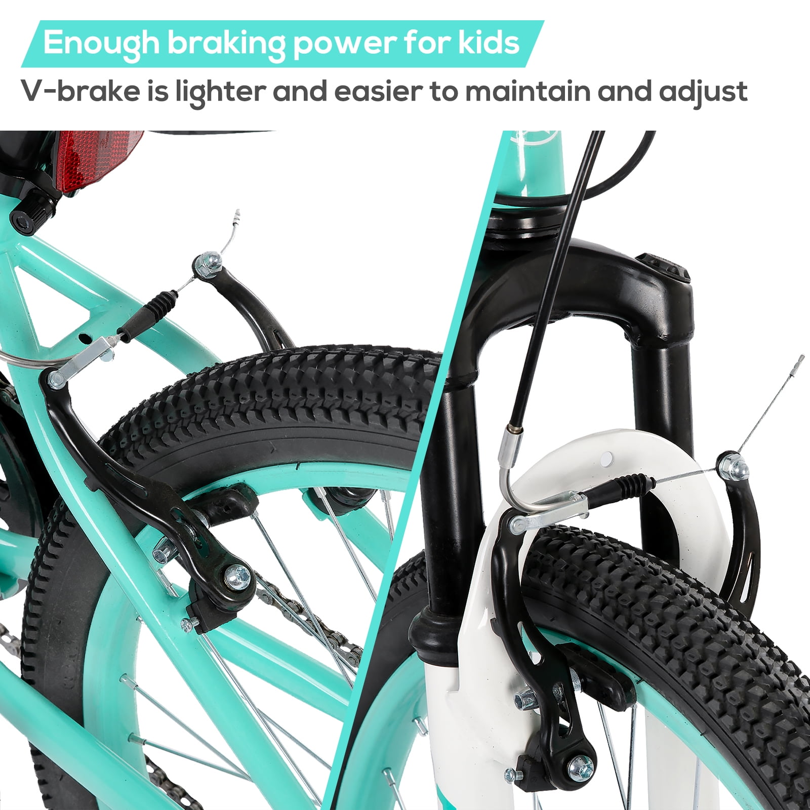 Hiland 24 Inch Mountain Bike, Front Suspension Fork Bicycles for Adults Multiple Colors