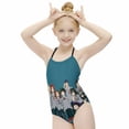 thumbnail image 5 of My Hero Academia Characters Children's One-piece Swimwear Halterneck Swimsuit Summer Beach Girl's Bathing Suits Breathable Beachwear, 5 of 7