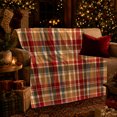thumbnail image 3 of autumn celebration Pumpkin Bat Autumn Plaid, Festive autumn celebration Scene, Warm Flannel Blanket for Ranch House and Living Room, Art Lovers autumn celebration Gift, Festive Home Decor, 3 of 9