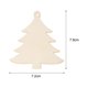 thumbnail image 2 of 10 Pcs Ornamentos de Navidad de Madera Pintables para Manualidades de Árbol de Navidad DIY, 2 of 7