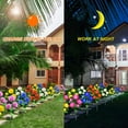 thumbnail image 5 of Solar Powered Flower Lights Outdoor, LED Rose Flower Garden Decorative Stake Lights for Pathway, Garden, Patio, Yard, Walkway, 5 of 9