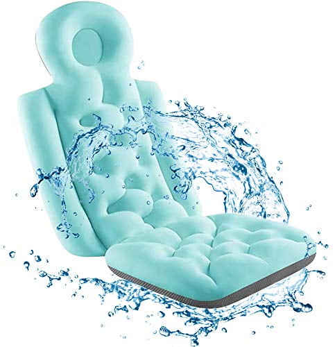 Head keruite Bathtub Spa Pillow with Suction Cups Non-slip Bath Cushion Jacuzzi Hot Tub Headrest for Neck Shoulder and Back Support attractive