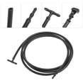 thumbnail image 4 of Motoforti Front Windshield Washer Nozzle Sprayer Kit for Toyota Tacoma Camry with Hose Connecto Black 2pcs, 4 of 7