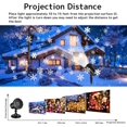thumbnail image 6 of TOPCHANCES Christmas Snowflake Projector Lights, Waterproof Moving Snowflake Light Indoor & Outdoor Landscape Spotlight for Home Garden Yard, Patio Decoration (White Snowflake), 6 of 11