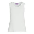 thumbnail image 5 of RealSize Women's Rib Muscle Tank Top, Sizes XS-3XL, 5 of 6
