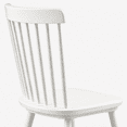 thumbnail image 3 of CRERIYO Solid Wood Windsor Dining Chairs, Set of 2, Spindle Back Kitchen Chairs with H-Style Legs, Classic Farmhouse Dining Room Chairs, White, 3 of 13