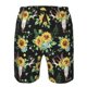 thumbnail image 3 of Fotbe Sunflower Skull Boho Trajes de Baño Estampados para Hombre, Shorts de Verano de Secado Rápido, Ropa de Playa, Bañadores-XX-Large, 3 of 6