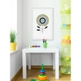thumbnail image 2 of Marmont Hill "Circle Flower" by Katarina Snygg Framed Painting Print, 2 of 2
