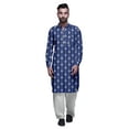 thumbnail image 1 of Atasi Kurta-Pyjama Pathani Indien pour Hommes Tenue de Fête Kurta-Pyjama pour Hommes, 1 of 5