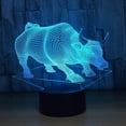 thumbnail image 5 of LINLIN 3D Bedside Night Light,7 LED Colors Change Optical Illusion Acrylic Lamp Touch Table Desk Light USB and Battery Operated for Boys Girls Birthday Christmas Halloween, 5 of 9