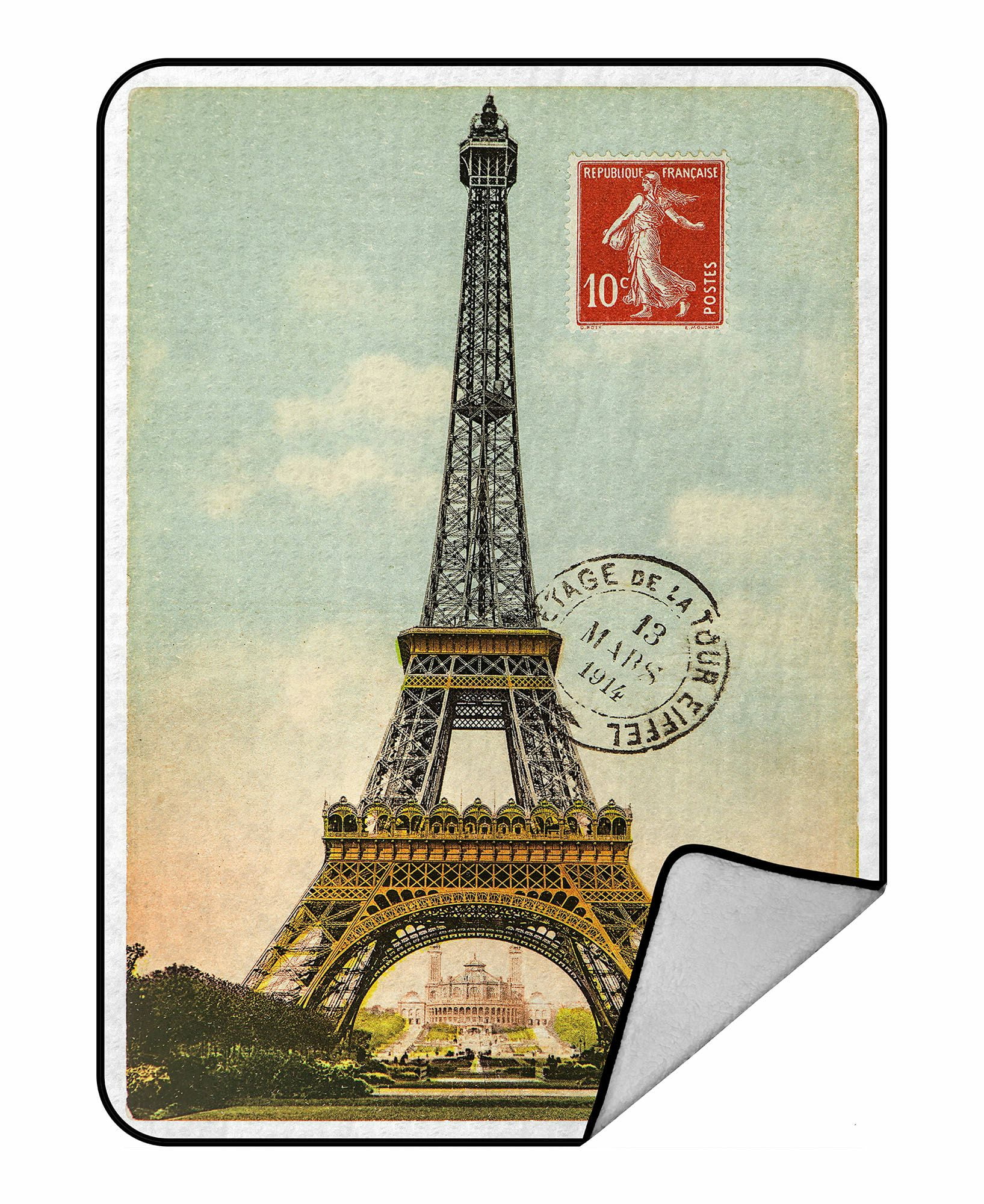 ABPHQTO Eiffel Tower (La Tour Eiffel) In Paris France Fleece Blanket