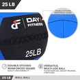 thumbnail image 4 of Day1Fitness Blue Soft Wall Medicine Ball 25 Pounds, 4 of 6
